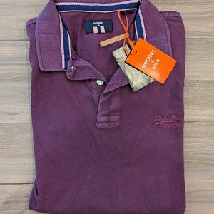 Superdry Classic Vintage Destroy polo shirt for Men - Size M - NWT